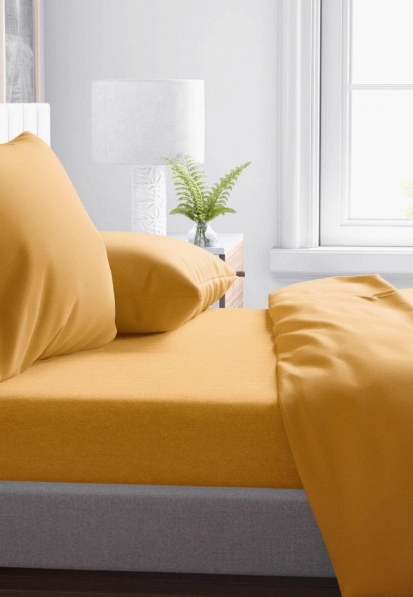 

Постельное белье Евро Sonno, Оранжевый, FLORA BASIC