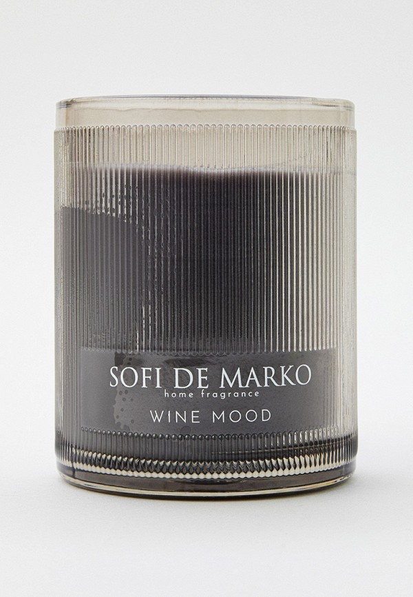 Свеча ароматическая Sofi De Marko Wine Mood, 11x13 см, 500 г ароматическая свеча sofi de marko rose amber 220 гр