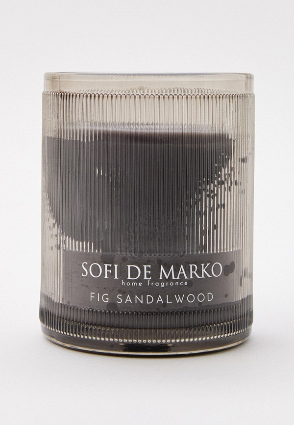 Свеча ароматическая Sofi De Marko Fig Sandalwood, 11x11x13 см, 500 г ароматическая свеча sofi de marko shea butter 220 гр
