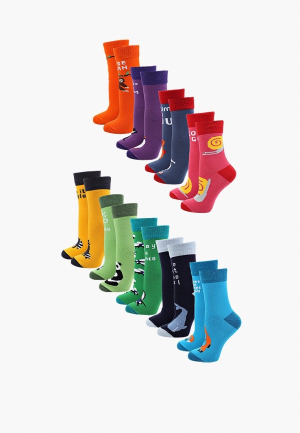 

Носки 9 пар bb socks, Разноцветный, утепленные