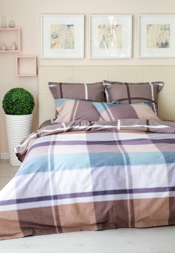 

Постельное белье Евро Bellehome, Разноцветный, Ванкувер 200TC