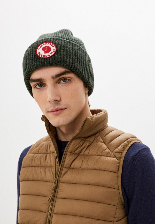 Шапка Fjallraven зеленый, размер 00, фото 3