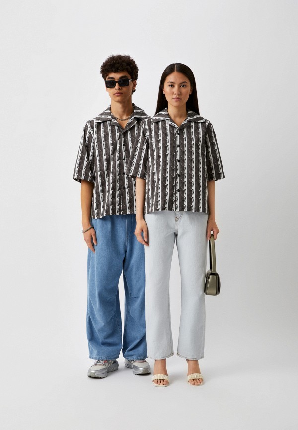 Рубашка Berhasm серый, размер 52, фото 2