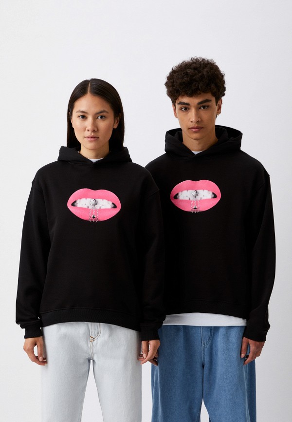 

Худи Berhasm, Черный, Lips