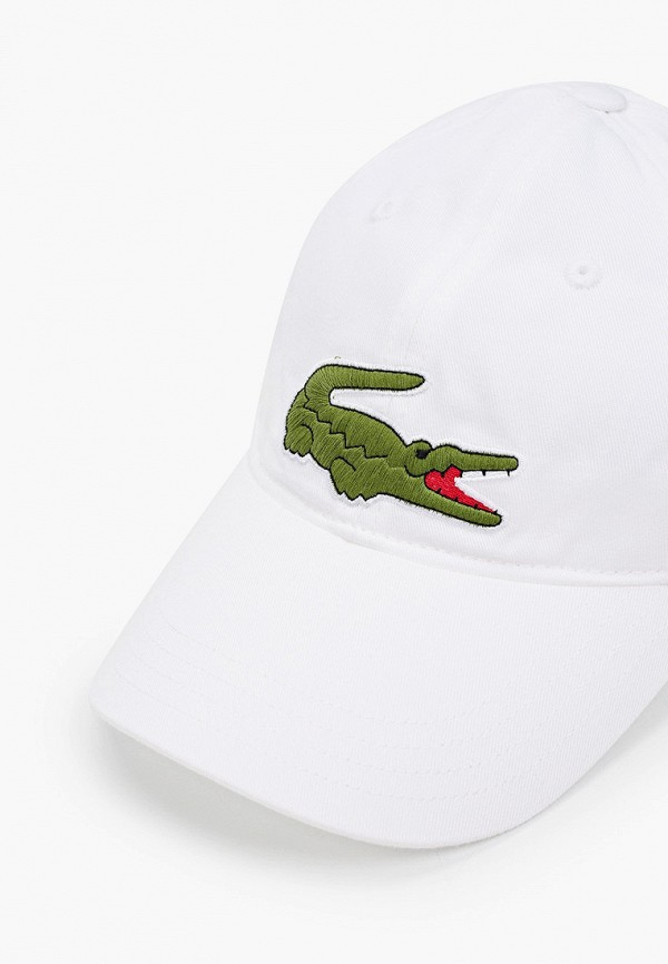 Бейсболка Lacoste белый, размер 00, фото 3