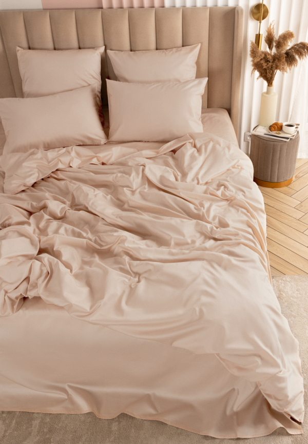 Пододеяльник 1,5-спальный Soft Box Айвори, 150х210 см, сатин