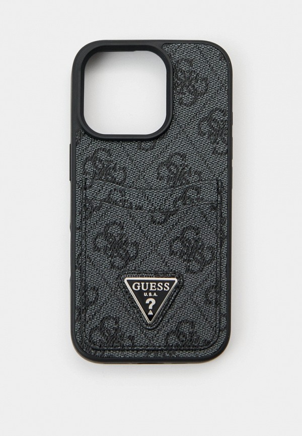 Чехол для iPhone Guess 16 Pro, из экокожи, с кардслотом PU Leather Double cardslot