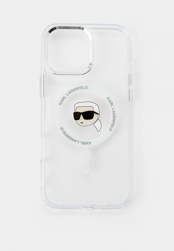 Чехол для iPhone Karl Lagerfeld 16 Pro Max, с MagSafe, с принтом IML