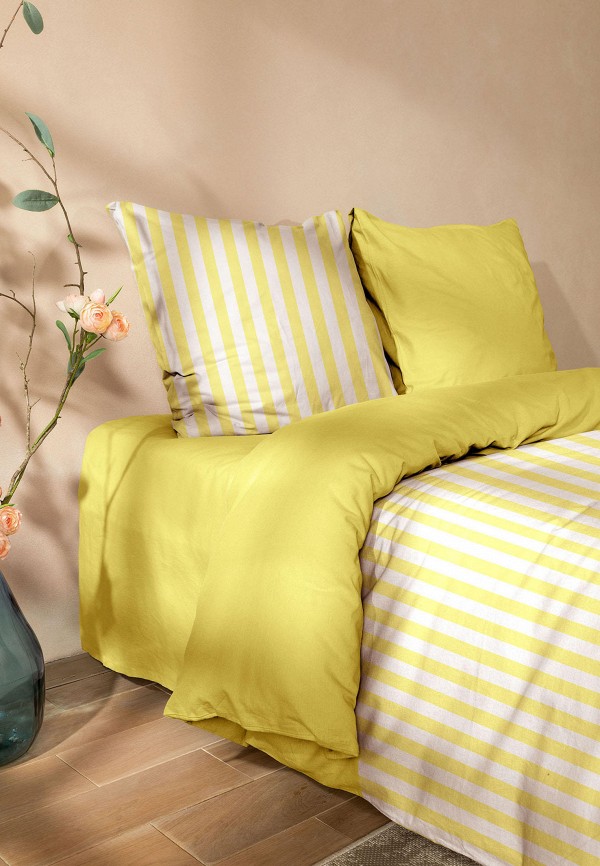 Постельное белье Евро Унисон желтый, размер 00, фото 4