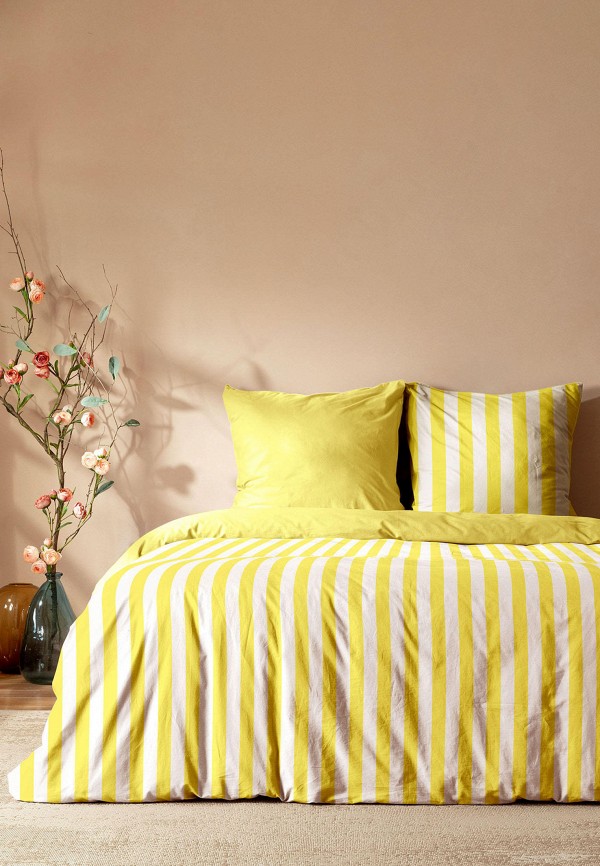 Постельное белье Евро Унисон желтый, размер 00, фото 3