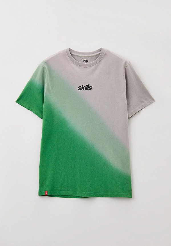 

Футболка Skills, Зеленый, Green Dye