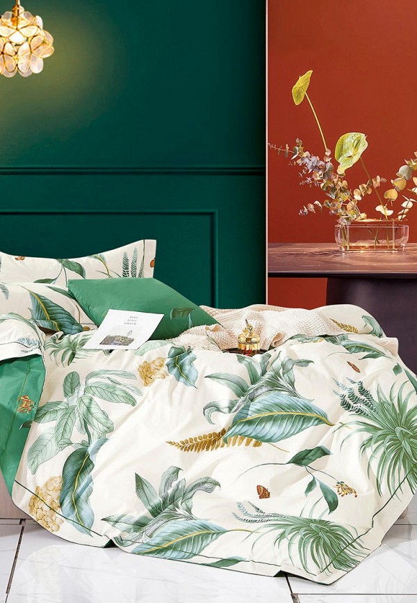 

Постельное белье Евро Bellehome, Разноцветный, Пилар сатин