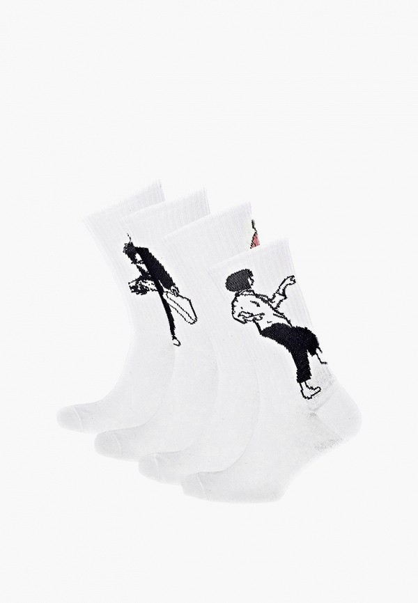 

Носки 4 пары bb socks, Белый