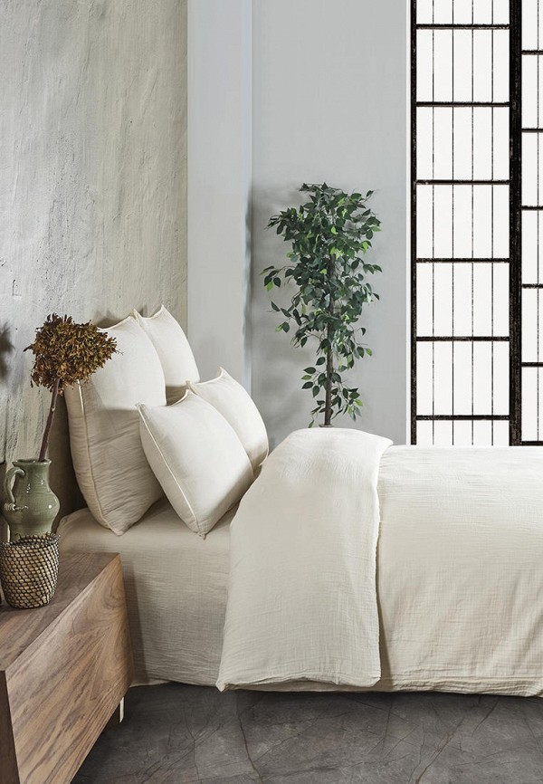 Постельное белье 2-спальное Moye Home белый, размер 00, фото 3