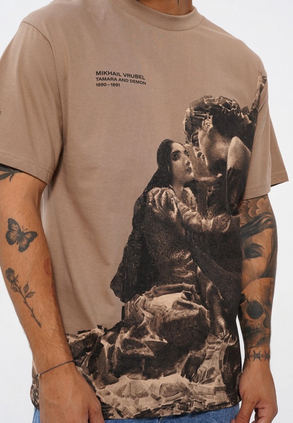 Футболка Твое бежевый, размер 46, фото 4