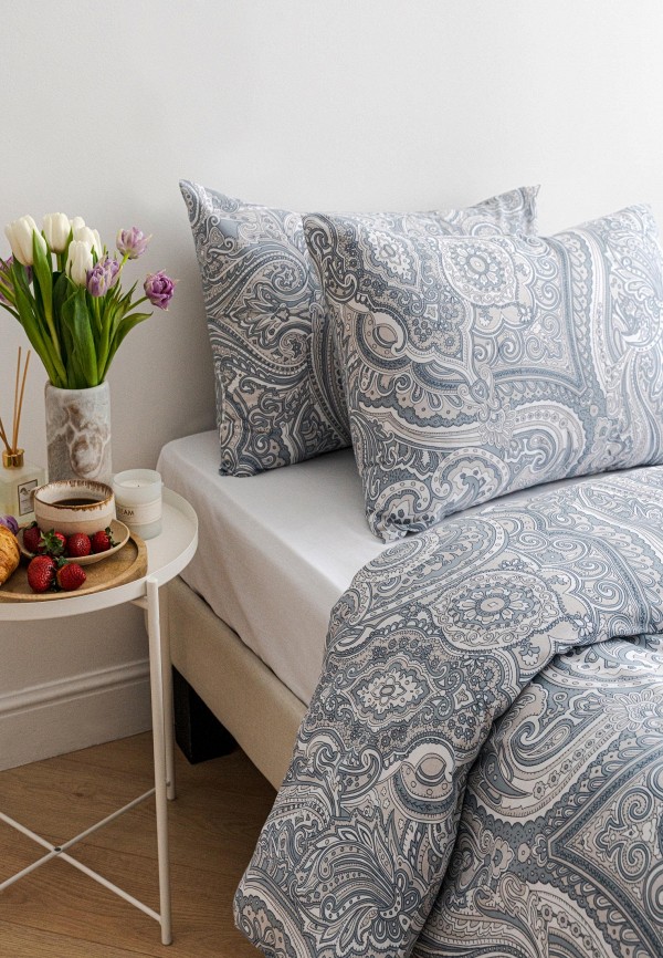 Постельное белье Евро Василиса голубой, размер 00, фото 2