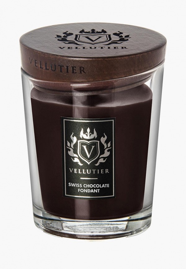 Свеча ароматическая Vellutier Швейцарский шоколадный фондан 225 г / Swiss Chocolate Fondant