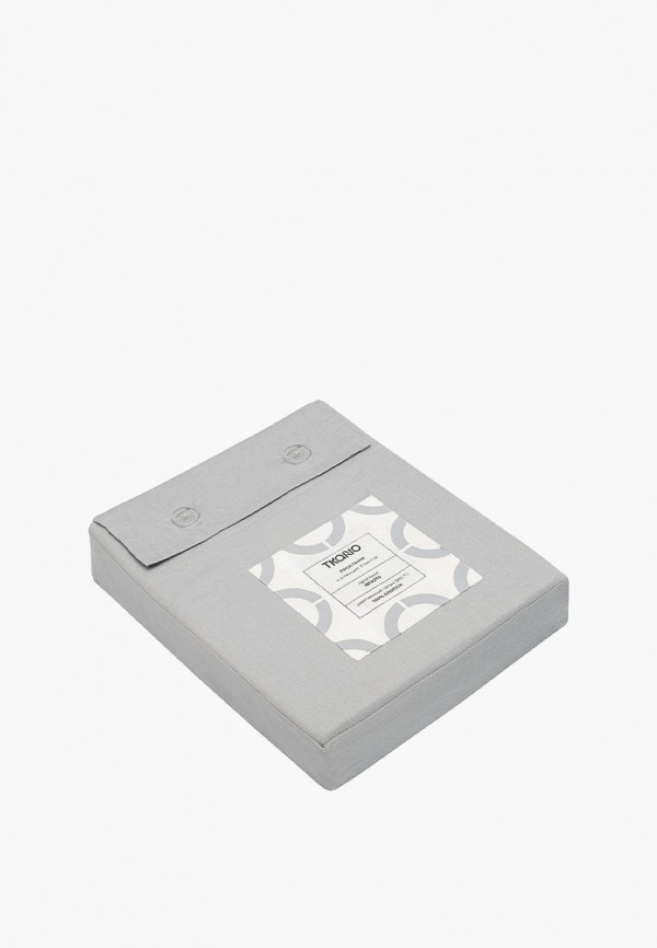 Простыня 1,5-спальная Tkano серый, размер 00, фото 2