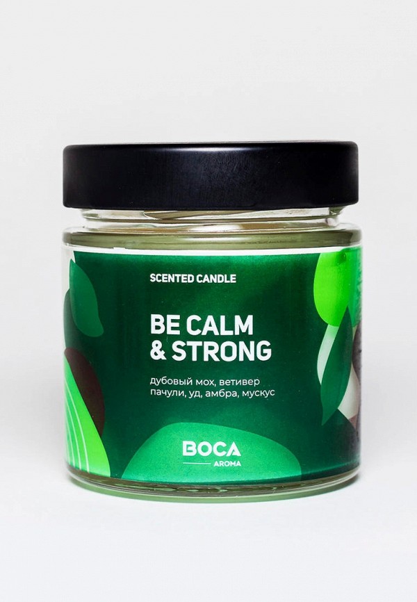 Свеча ароматическая Boca Aroma BE CALM & STRONG