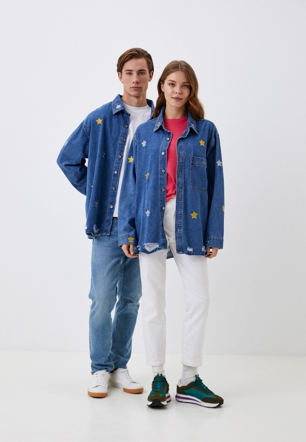 фото Рубашка джинсовая hatparad