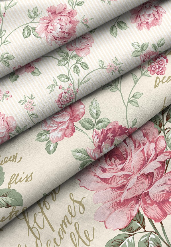 Постельное белье Евро Mia Cara бежевый, размер 00, фото 4