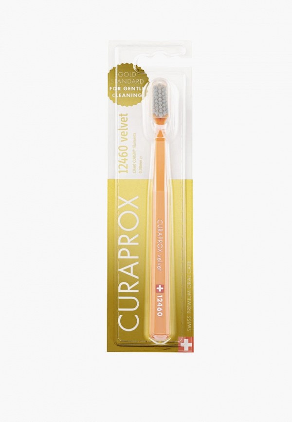Зубная щетка Curaprox оранжевый, размер 00, фото 2