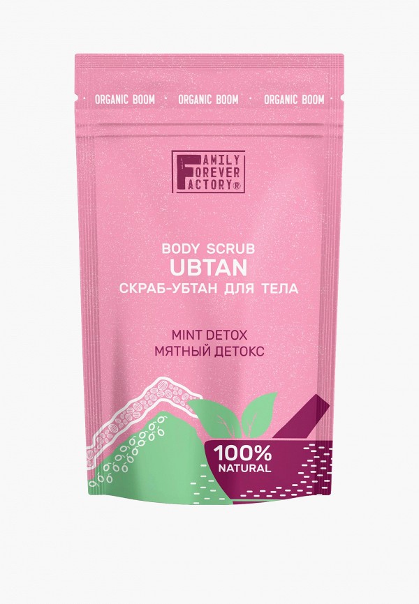 

Скраб для тела Family Forever Factory, Розовый, "Мятный детокс", 200 г