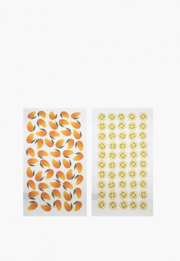 

Набор полотенец кухонных Bellehome, Белый, Mango/Naranjilla 40х70 2 шт.