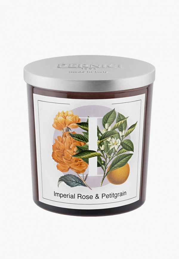 Свеча ароматическая Pernici Imperial rose & Petitgrain (Императорская роза и Петитгреин), 350 грамм воска