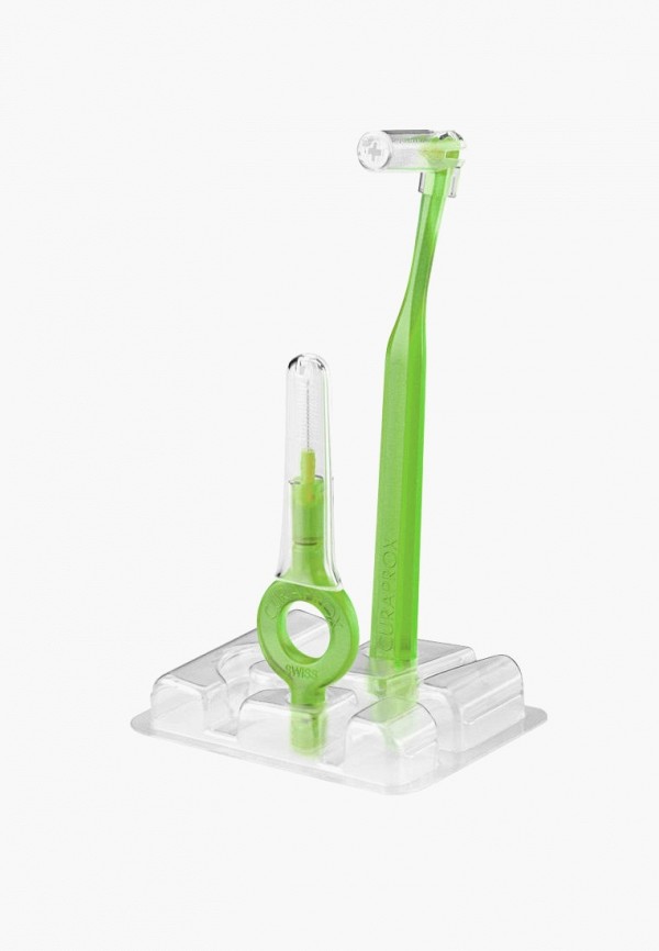 Набор для ухода за полостью рта Curaprox зеленый, размер 00, фото 2