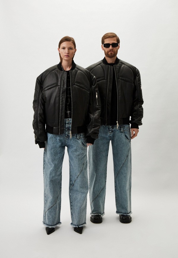 фото Куртка кожаная утепленная arligent