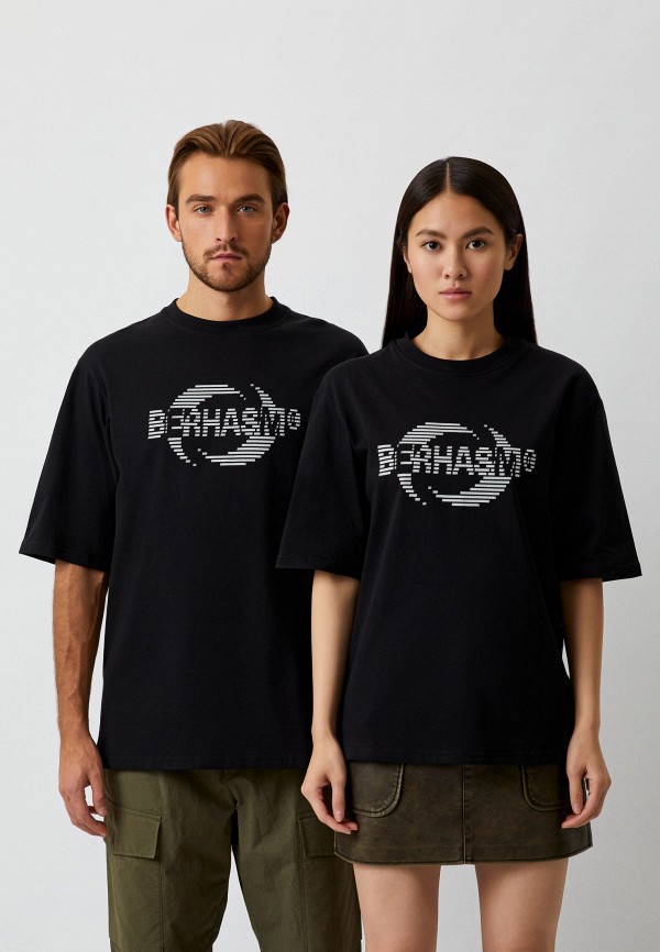 

Футболка Berhasm, Черный, Geeky Swoosh
