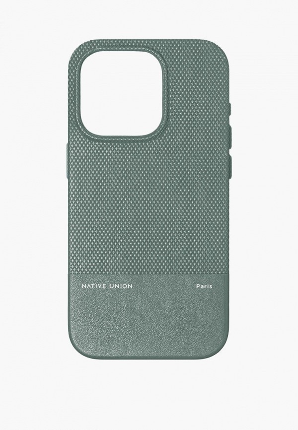 Чехол для iPhone Native Union 15 Pro (RE)CLASSIC CASE. Цвет: зеленый