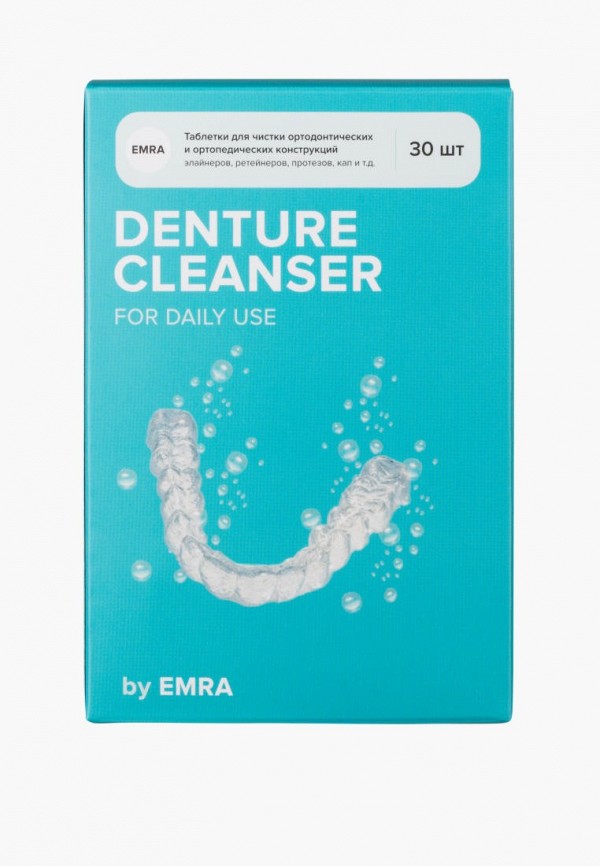 Таблетки для чистки зубных протезов Emra с освежающим эффектом