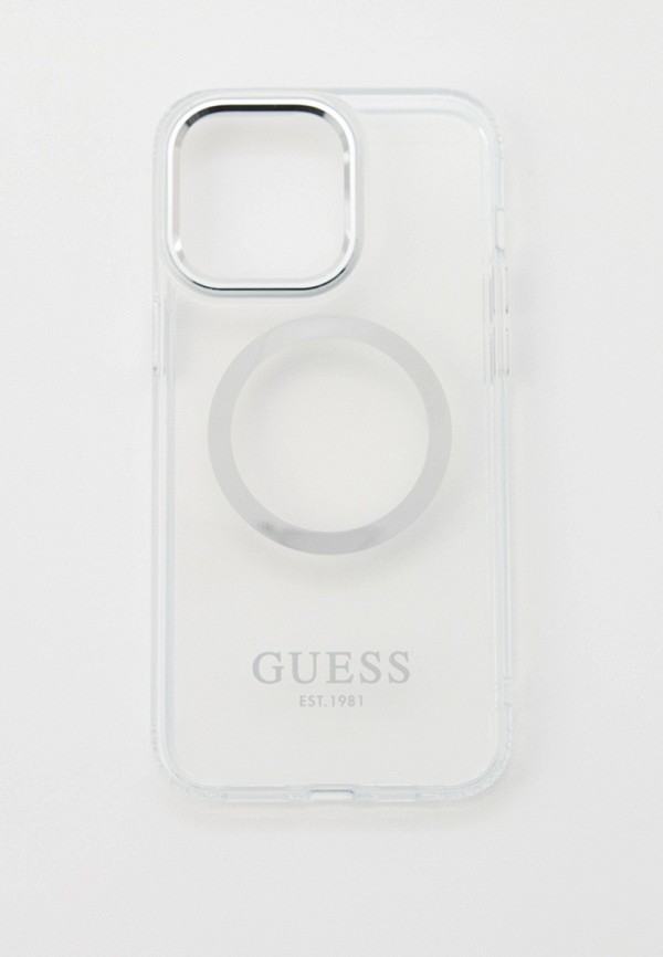 

Чехол для iPhone Guess, Прозрачный, 15 Pro Max, с MagSafe