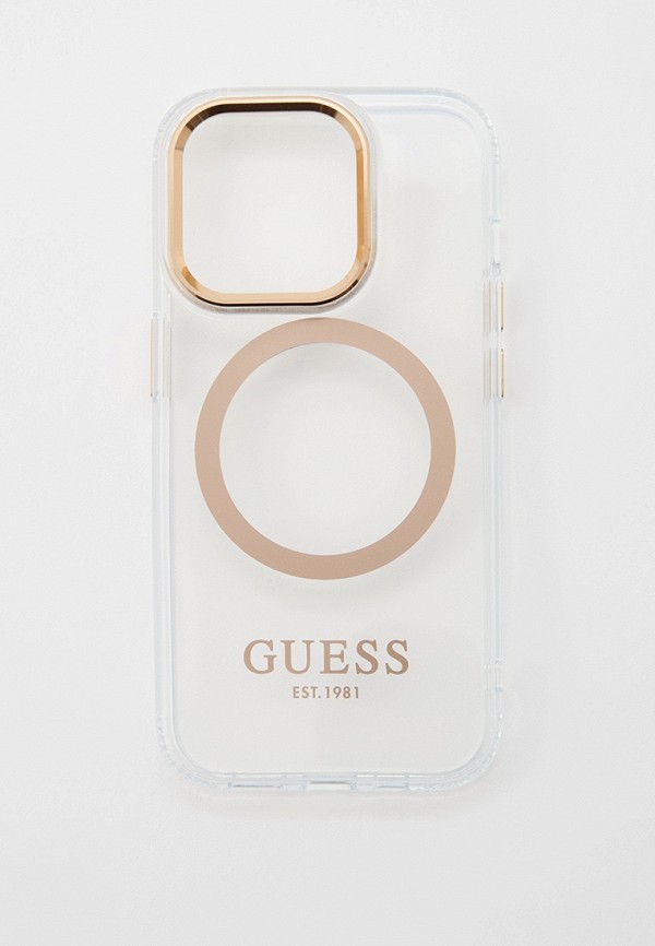 

Чехол для iPhone Guess, Прозрачный, 15 Pro, с MagSafe