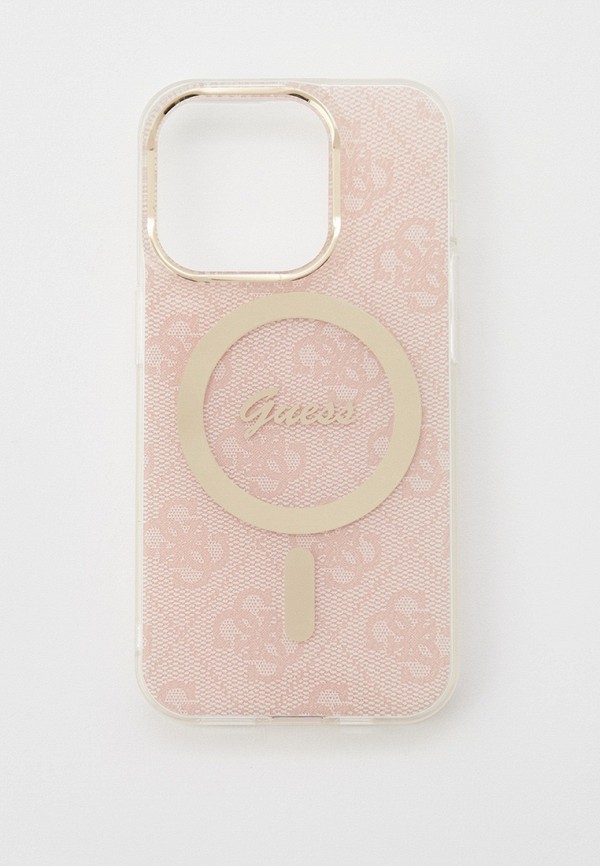 

Чехол для iPhone Guess, Розовый, 15 Pro, с MagSafe