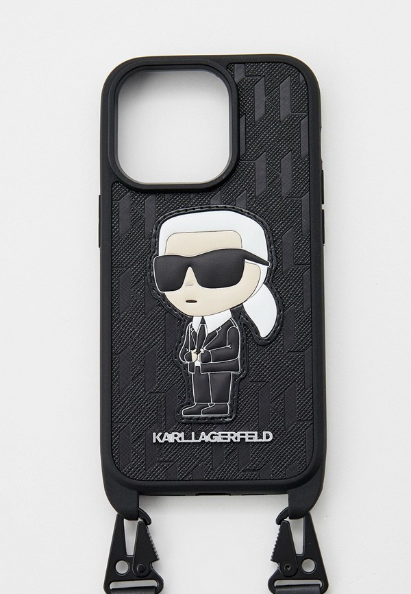 

Чехол для iPhone и ремешок Karl Lagerfeld, Черный, 14 Pro, кросс-боди