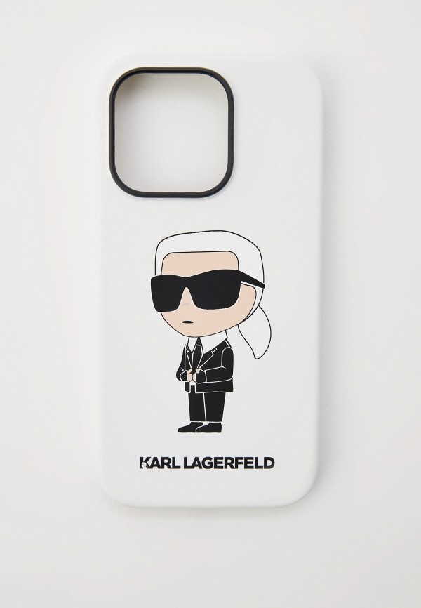 Чехол для iPhone Karl Lagerfeld 14 Pro, силиконовый силиконовый чехол единорог на honor 7a pro