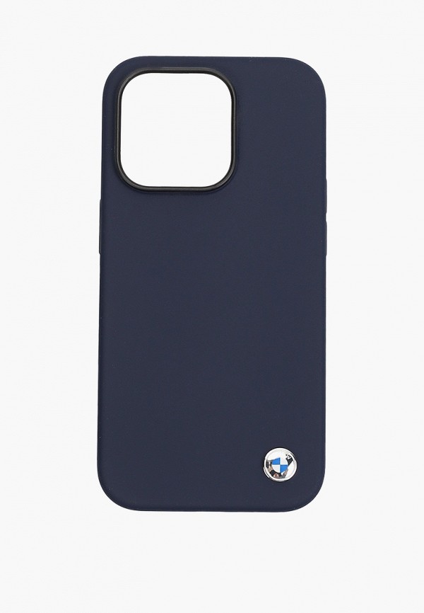 Чехол для iPhone BMW 14 Pro, с покрытием soft-touch чехол для ключей bmw черно синий