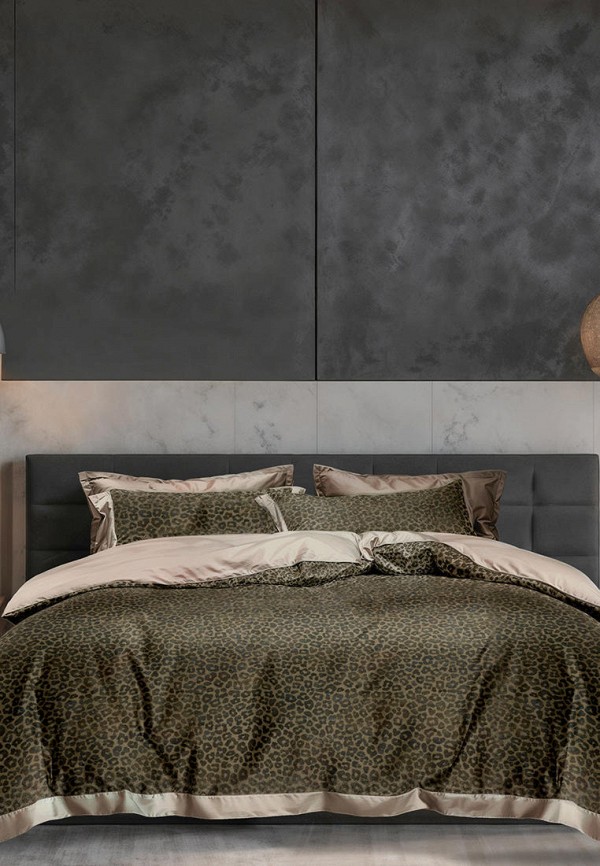 

Постельное белье Семейное Bellehome, Коричневый, Лео, сатин-премиум