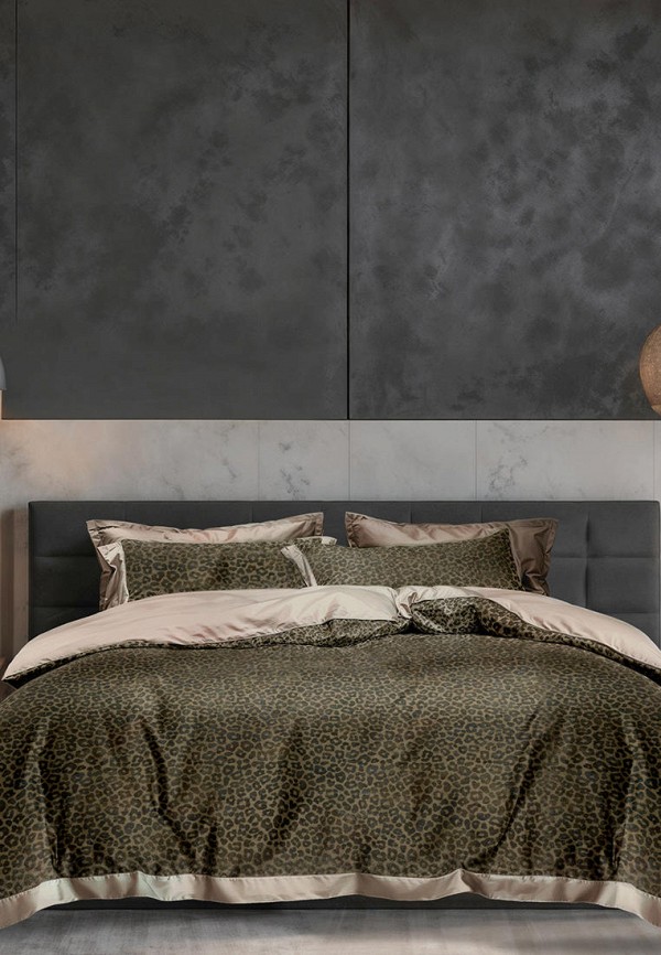 

Постельное белье Евро Bellehome, Коричневый, Лео, сатин-премиум