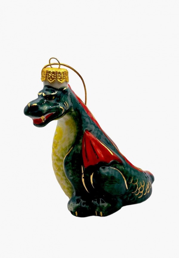 Игрушка елочная Лефортовский фарфор Дракон зеленый елочная игрушка шар дракон d 6 см