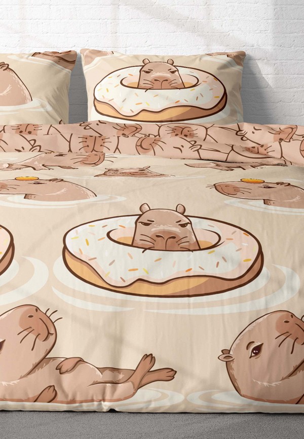 Постельное белье 2-спальное Crazy Getup Capybara