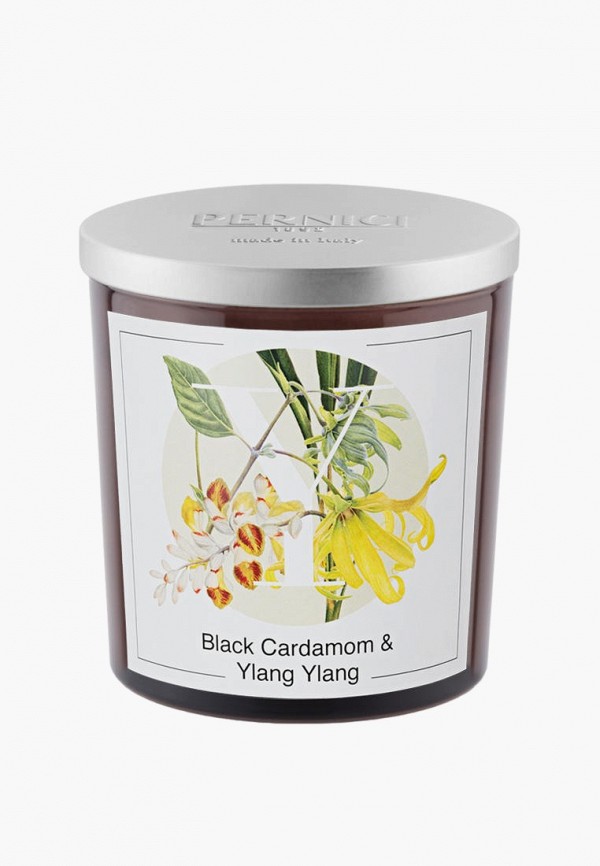 Свеча ароматическая Pernici Black Cardamom & Ylang ylang (Черный кардамон и Иланг-Иланг), 350 грамм воска
