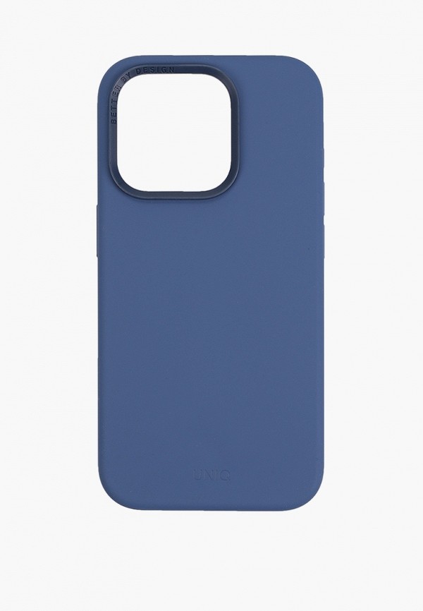 Чехол для iPhone Uniq 15 Pro, Lino с MagSafe, силиконовый с soft-touch, со сменной рамкой камеры чехол uniq heritage для apple iphone x blue