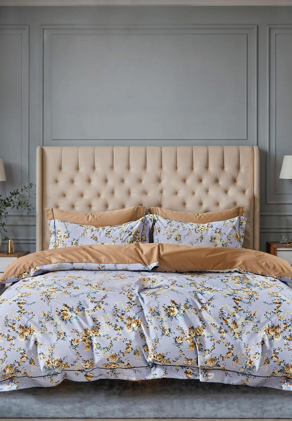 

Постельное белье Евро Bellehome, Разноцветный, Симонетта сатин