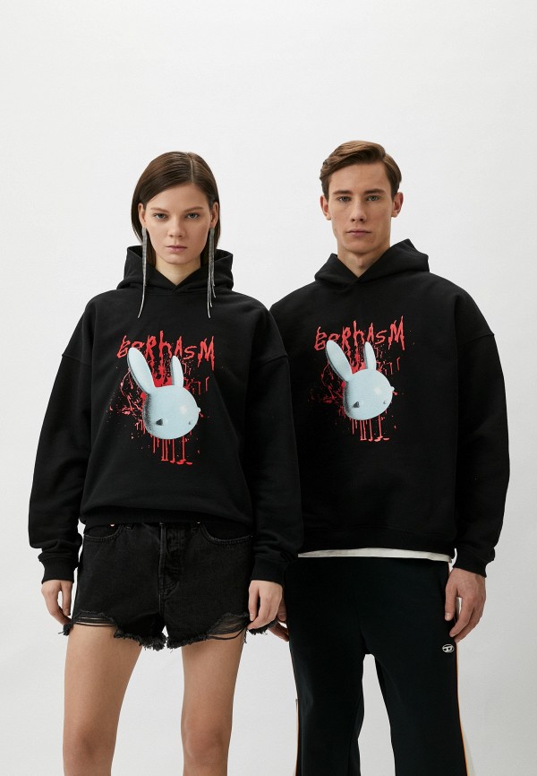 

Худи Berhasm, Черный, Happy Rabbit