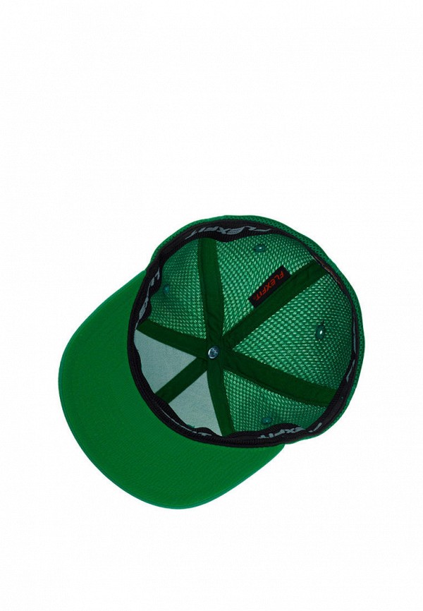Бейсболка Flexfit цвет Зеленый  Фото 4