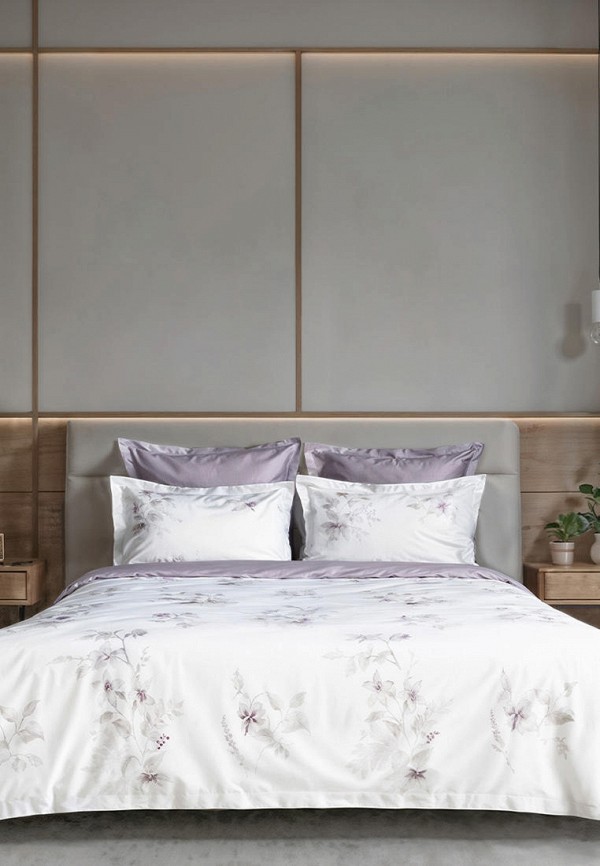 

Постельное белье Евро Bellehome, Белый, Мадлен сатин-премиум